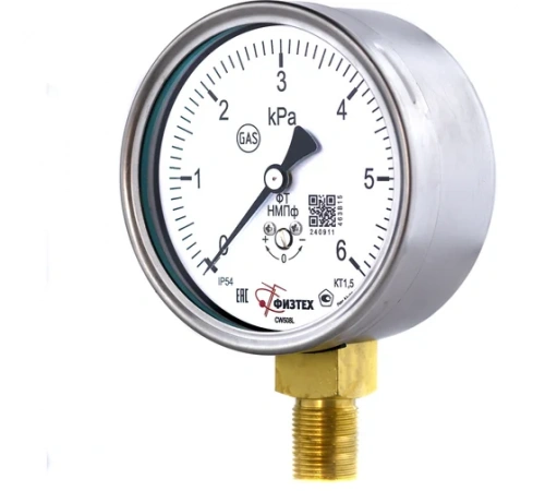 НМПф 2,5 кПа.G1/2"кл.1,5 IP54 Напоромер УТ000018688